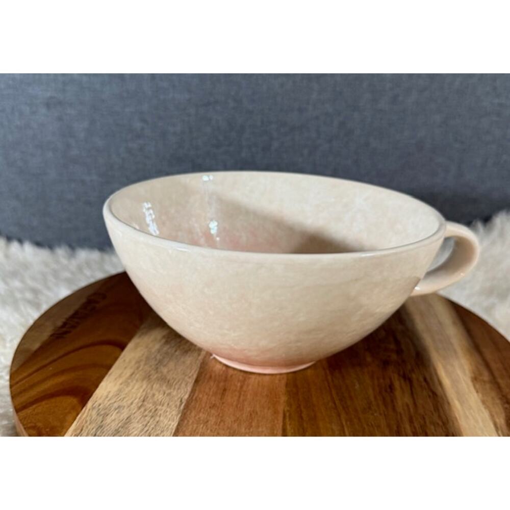 Hand painted Pottery Handled Bowl